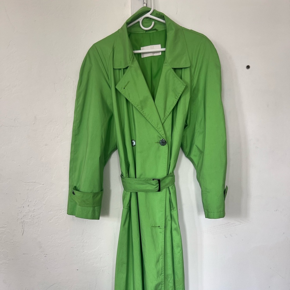 Spring Green Trench Coat